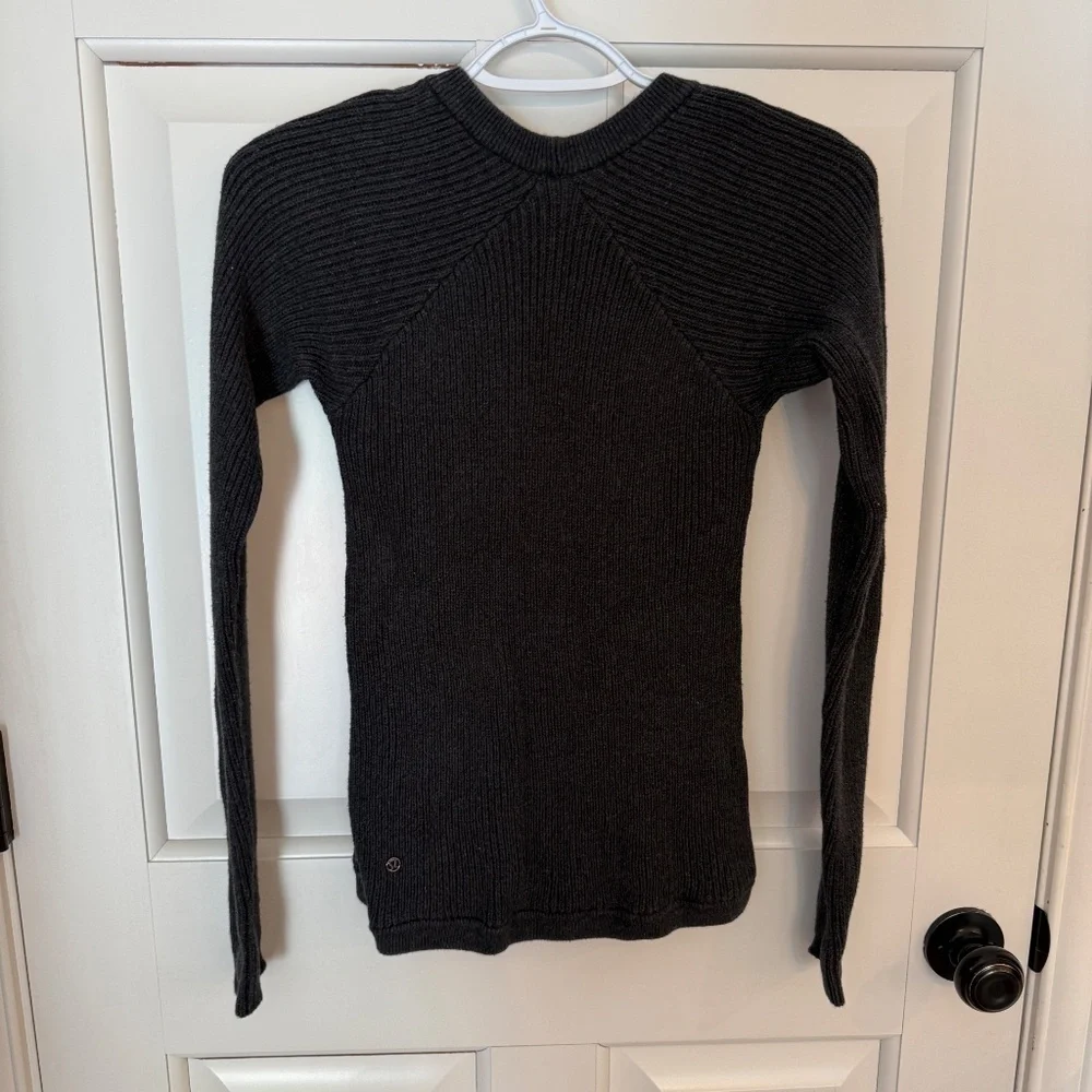 Lululemon The Sweater The Better Heathered Black 45663